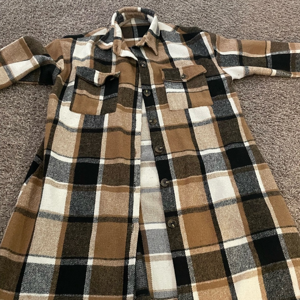 SHEIN long Shacket
